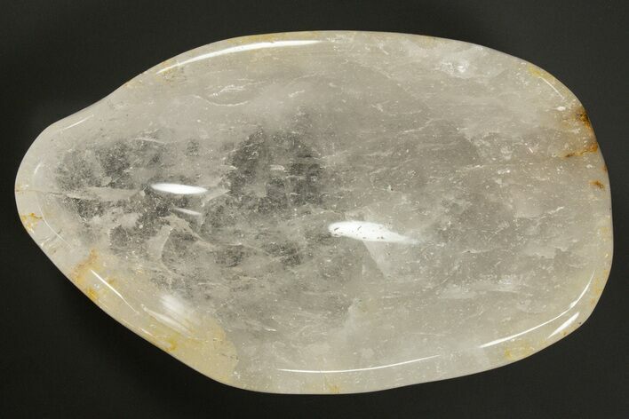 Polished Clear Quartz Dish - Madagascar #302622